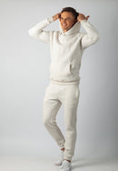 Hudson Branded Hoodie (Marl White)