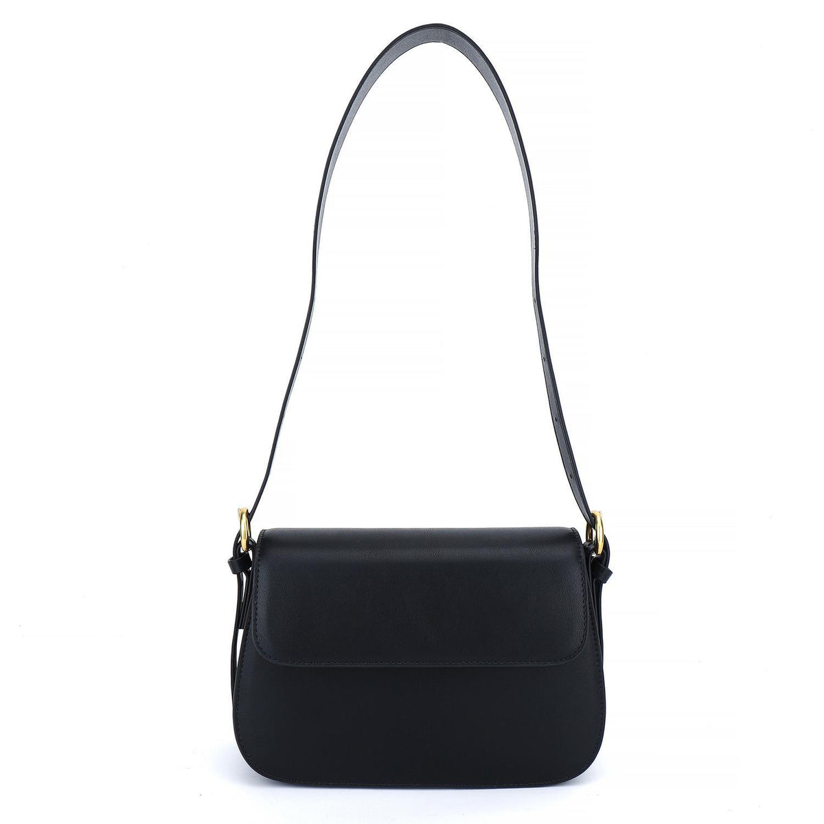 Women’s leather bags - Shoulder bag Leather (Black) – Carlheim