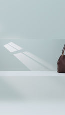 Stella Genuine Leather Handbag (Brown)