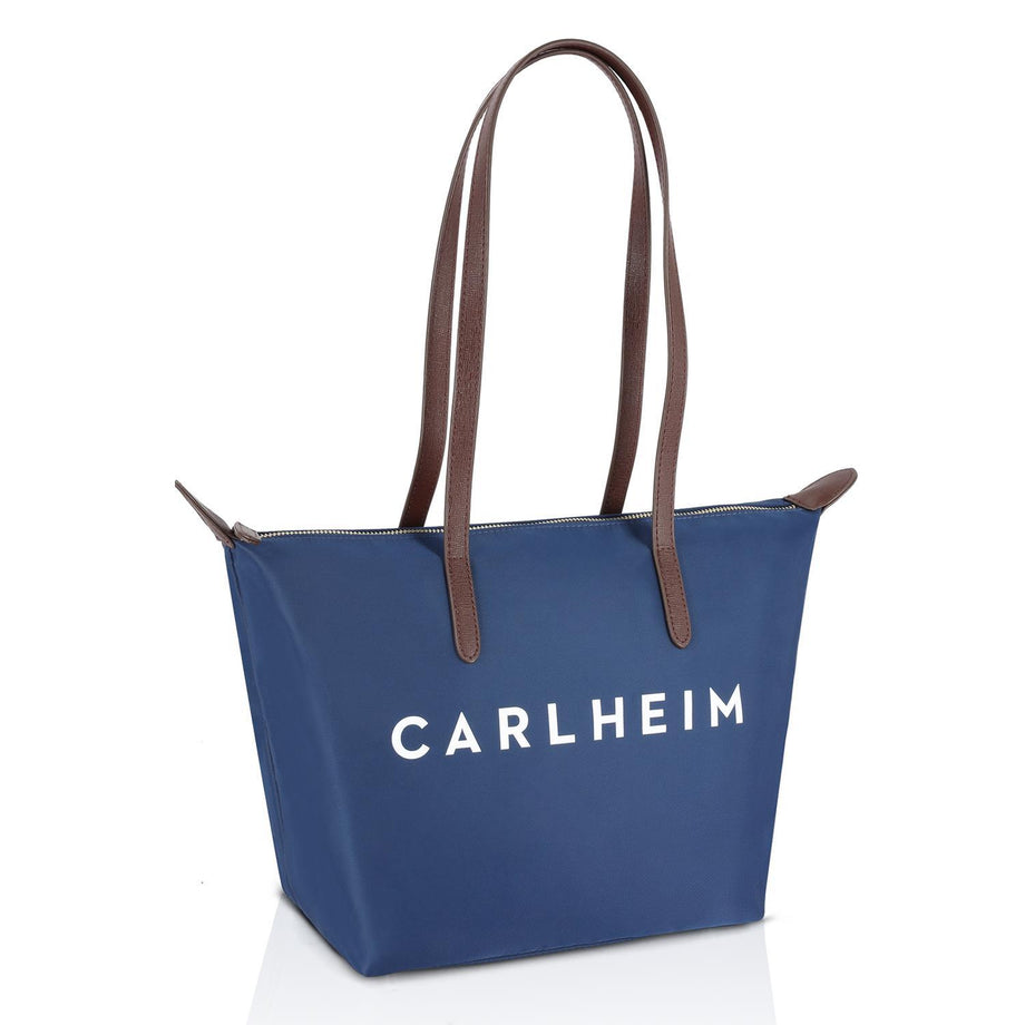 Navy tote bag best sale